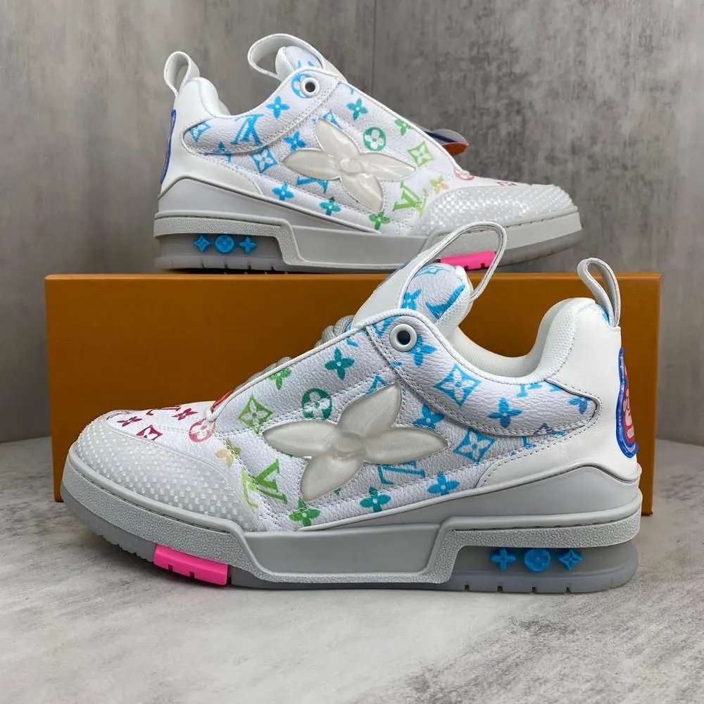 Louis Vuitton Sneakers Low-Top Monogram Flower image 6