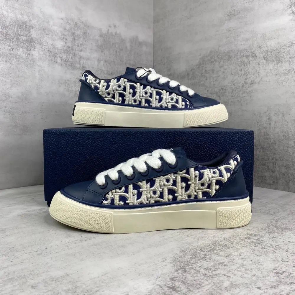 Dior Sneakers Low-Top Lace-Up Monogram — Style 6