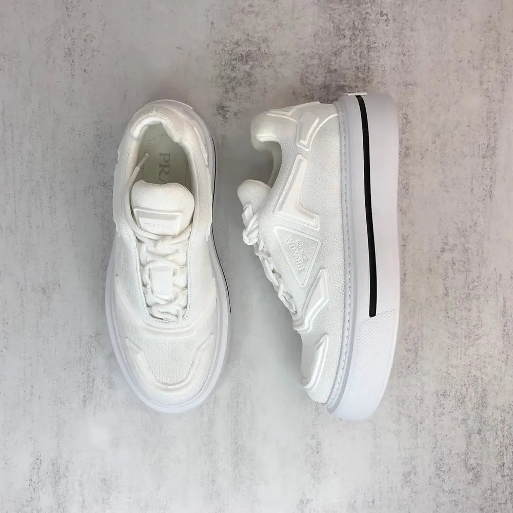 Prada Sneakers Low-top lace-up triangle-logo — Style 6