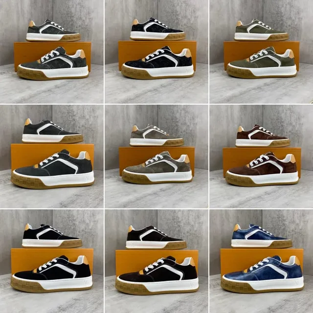 Louis Vuitton Sneakers Low-top lace-up with gum sole product detail image 1