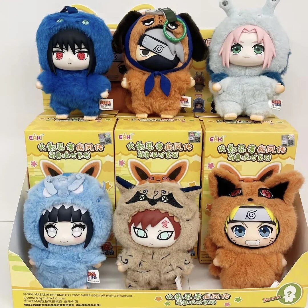 EAKI Naruto Shippuden Plush Dolls - Kawaii Fluffy Animal Costume Series - 000740