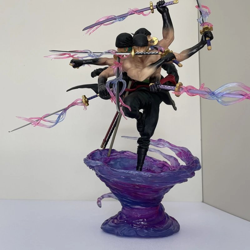 One Piece Roronoa Zoro Nine Sword Style Figure - 000398