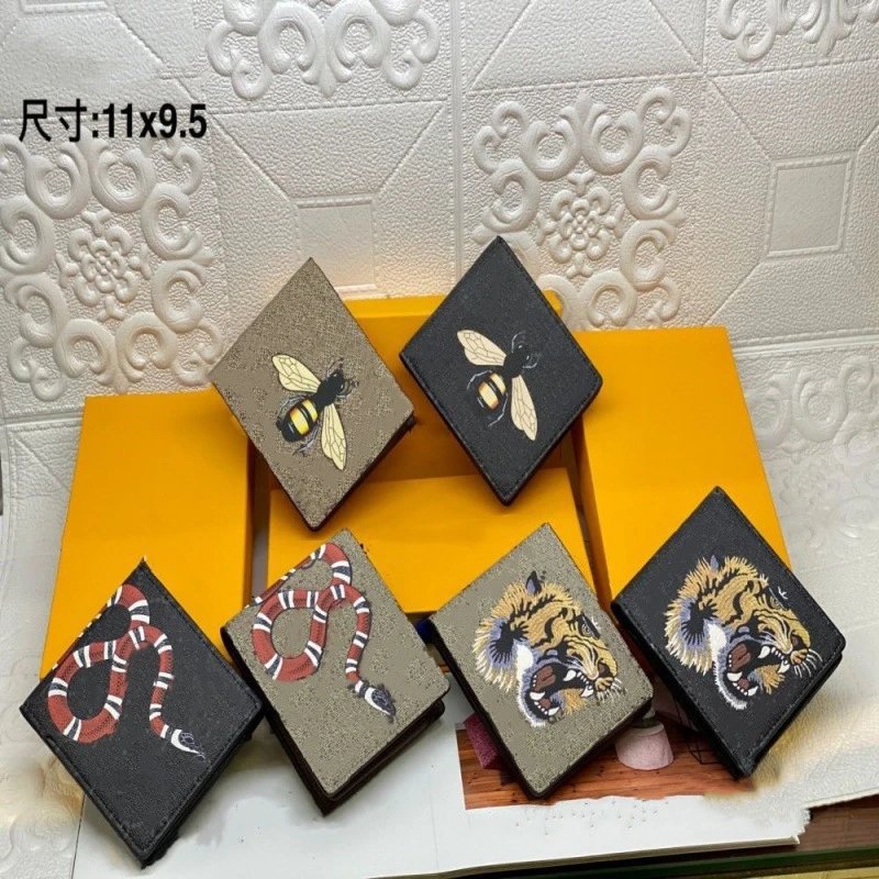 Gucci GG Marmont Wallet with Bee, Snake, and Tiger Motifs - 000530