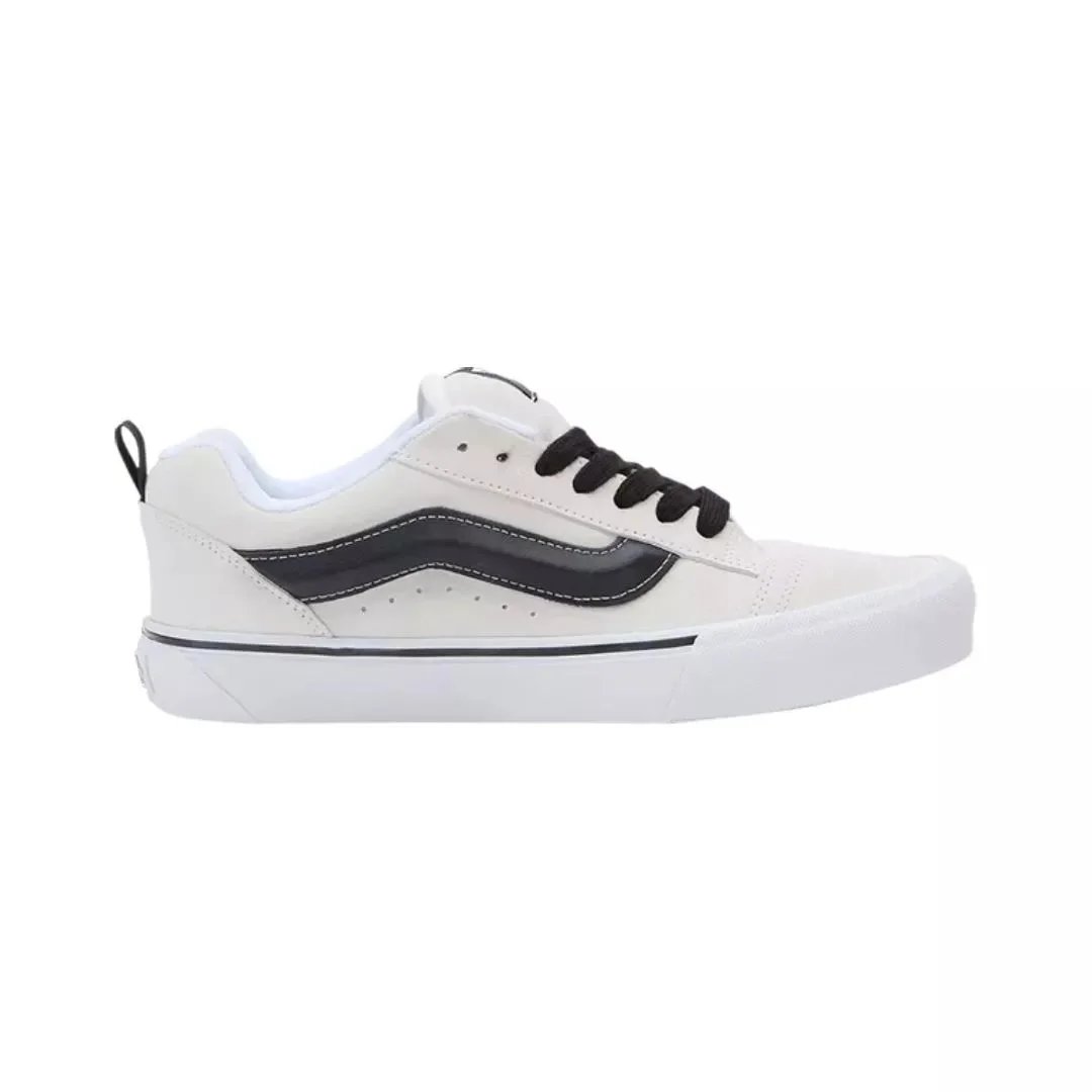 Suede - White Black