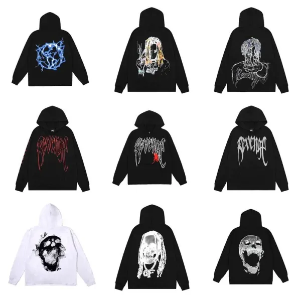 Hellstar Revenge Black Hoodie - 3