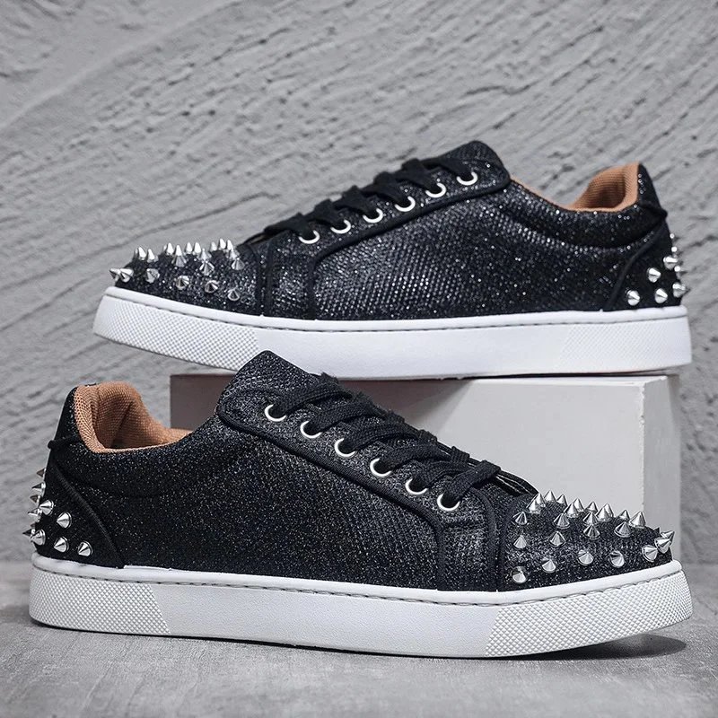 Unbranded Sneakers Low-Top Studded Lace-Up image 4