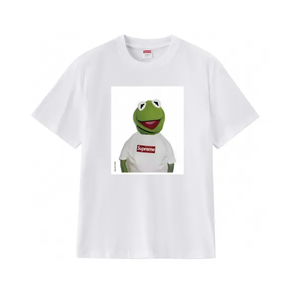 Supreme x The Muppets Kermit the Frog Box Logo T-Shirt White - 1