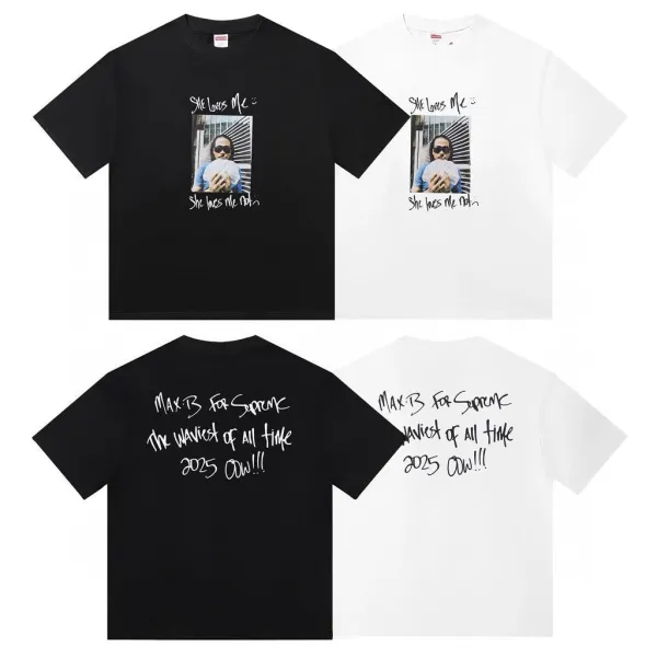 Supreme Devil & Businessman Graphic T-Shirt Black - 6
