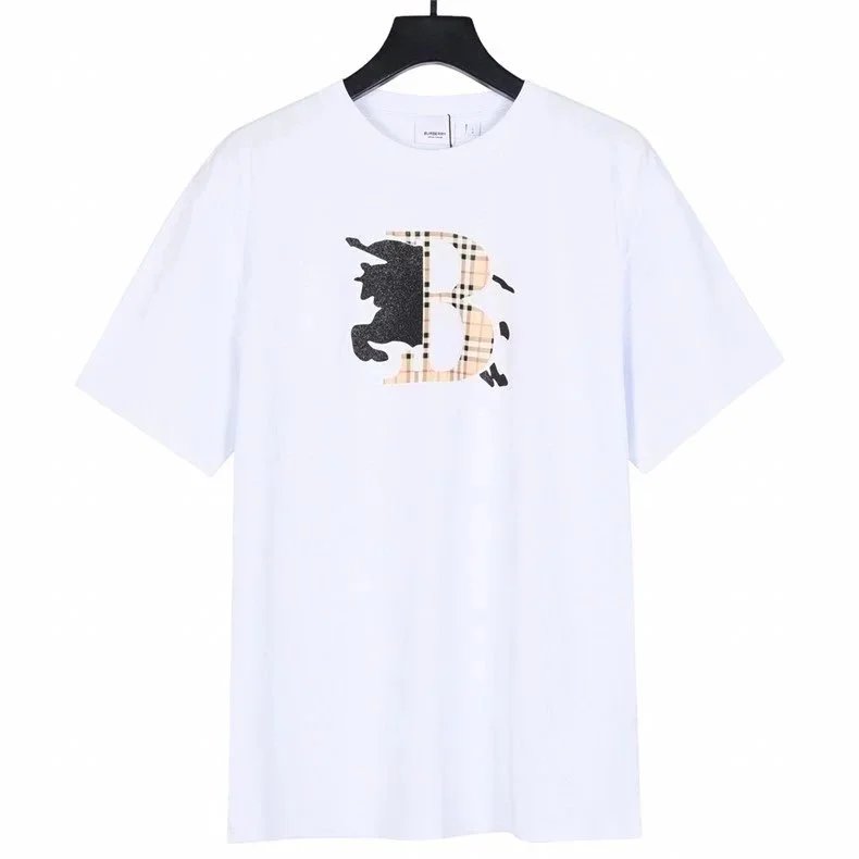 Burberry T-Shirts Short-Sleeve Graphic Print — 3