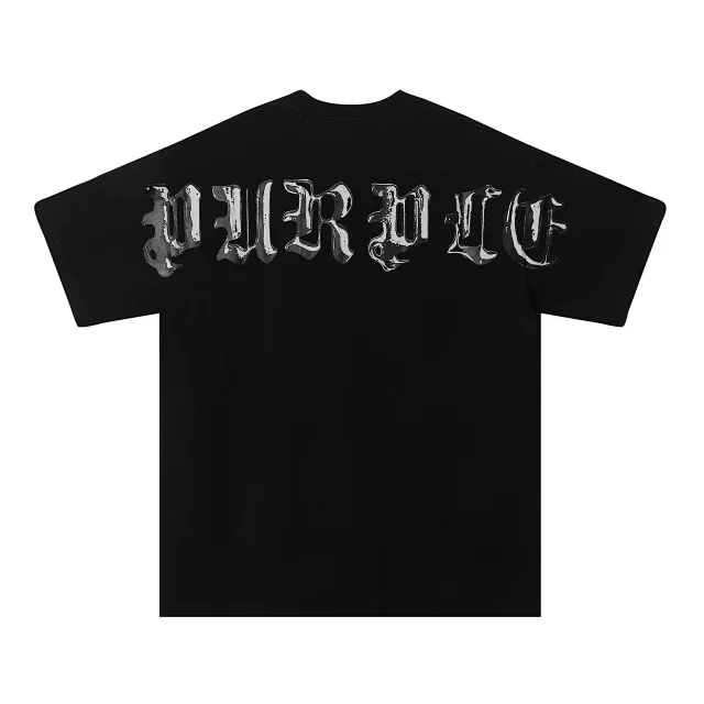 Purple Brand T-Shirts Graphic Print Crewneck T-Shirt product detail image 7