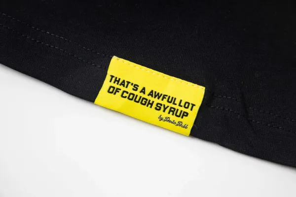 Design That's A Awful Lot Of Cough Syrup T-Shirt Navy - 15