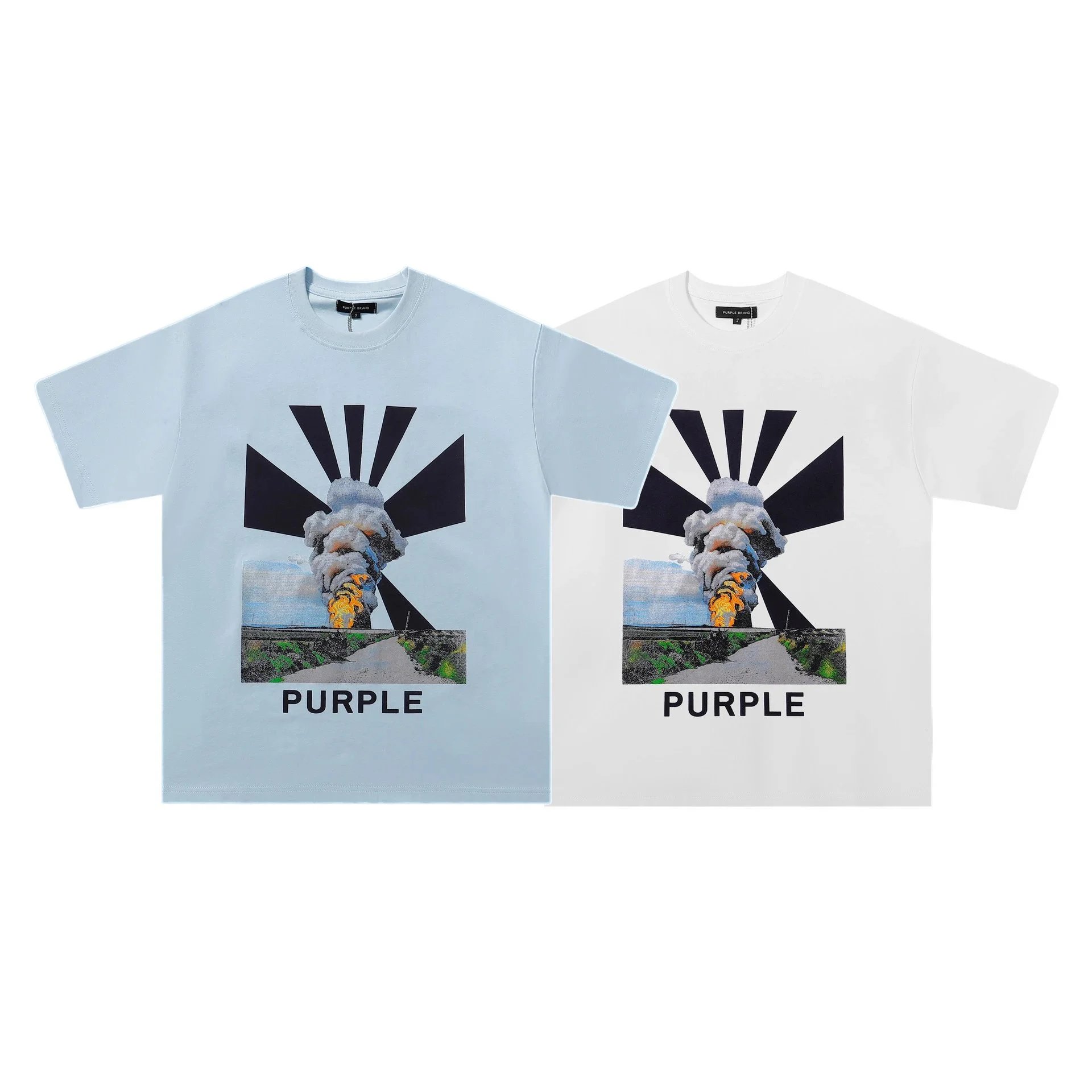 Purple Brand T-Shirts Graphic Print Crewneck T-Shirt image 2
