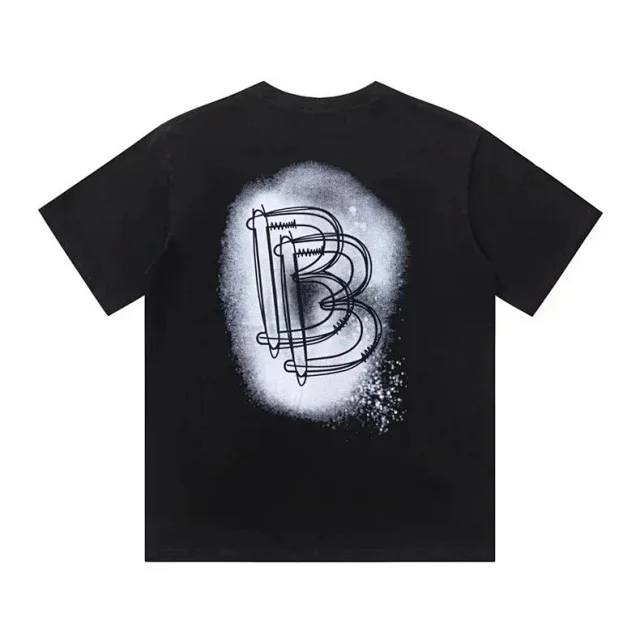 Balenciaga T-Shirts Short Sleeve Graphic T-Shirt product detail image 7