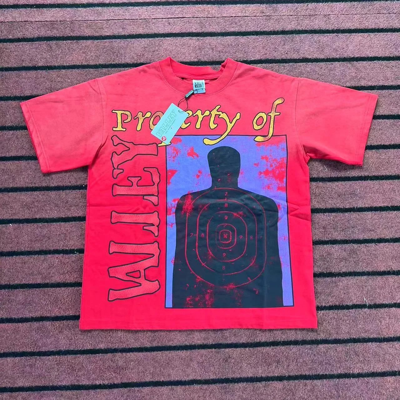 Valley Valley Property of Wiley Red T-Shirt Red