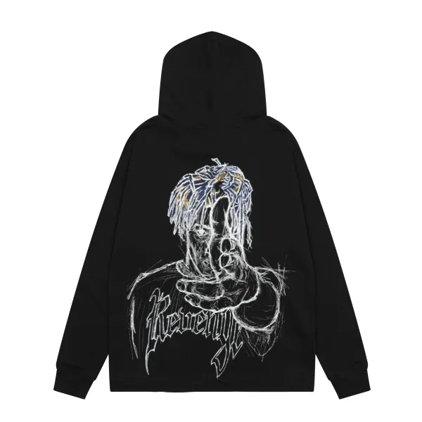 Hellstar Revenge Black Hoodie - 45