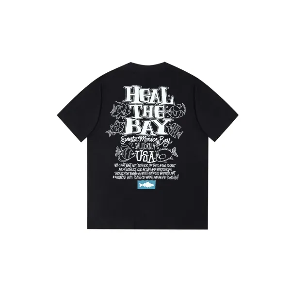 Design Insect Graphic Print Black T-Shirt - 28