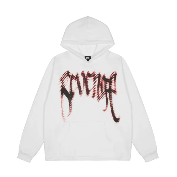 Revenge Blood Spray Hoodie White - 1