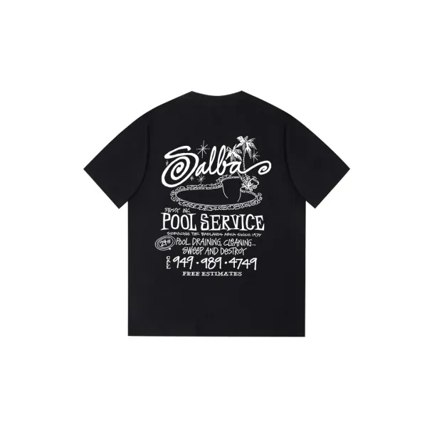 Design Insect Graphic Print Black T-Shirt - 5