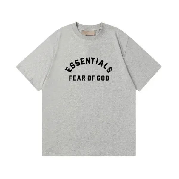 Fear of God Essentials Arch Logo Gray T-Shirt - 1