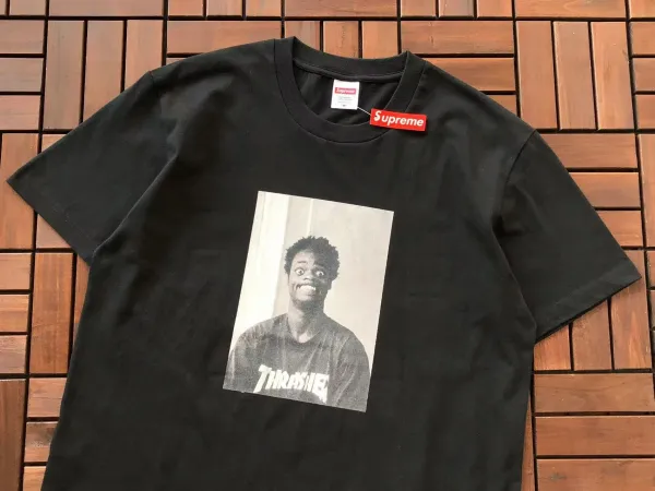 Supreme Embroidered Logo T-Shirt White - 5