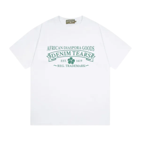 Denim Tears African Diaspora Goods White T-Shirt - 1
