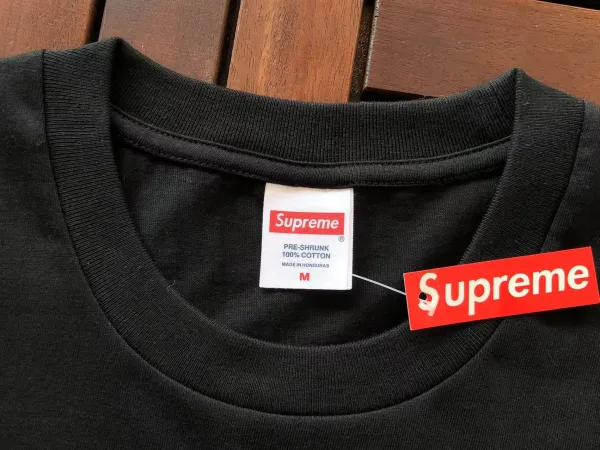 Supreme Embroidered Logo T-Shirt White - 8