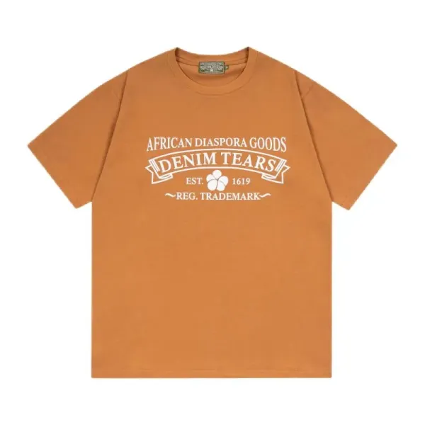 Denim Tears African Diaspora Goods T-Shirt Terracotta - 1