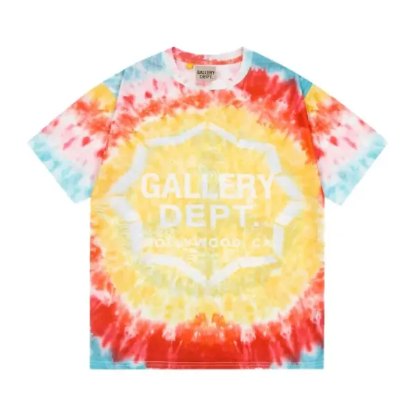 Gallery Dept Tie-Dye Logo T-Shirt Multicolor - 1