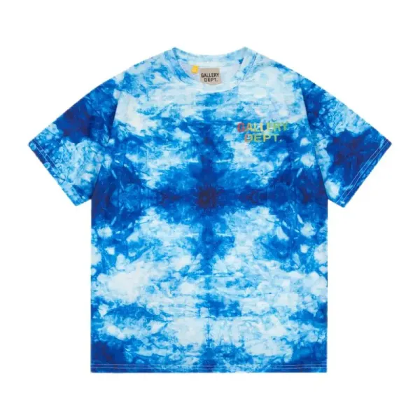Gallery Dept Tie-Dye Blue T-Shirt - 1