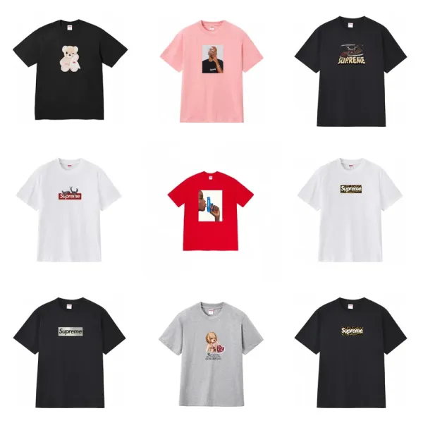 Supreme Devil & Businessman Graphic T-Shirt Black - 19