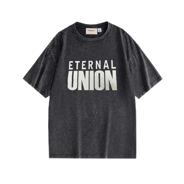 Fear of God Essentials Essentials Eternal Union Washed Black T-Shirt T-Shirts - 1