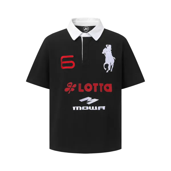 Lotto x MOWA Polo Black Polo Shirt - 1