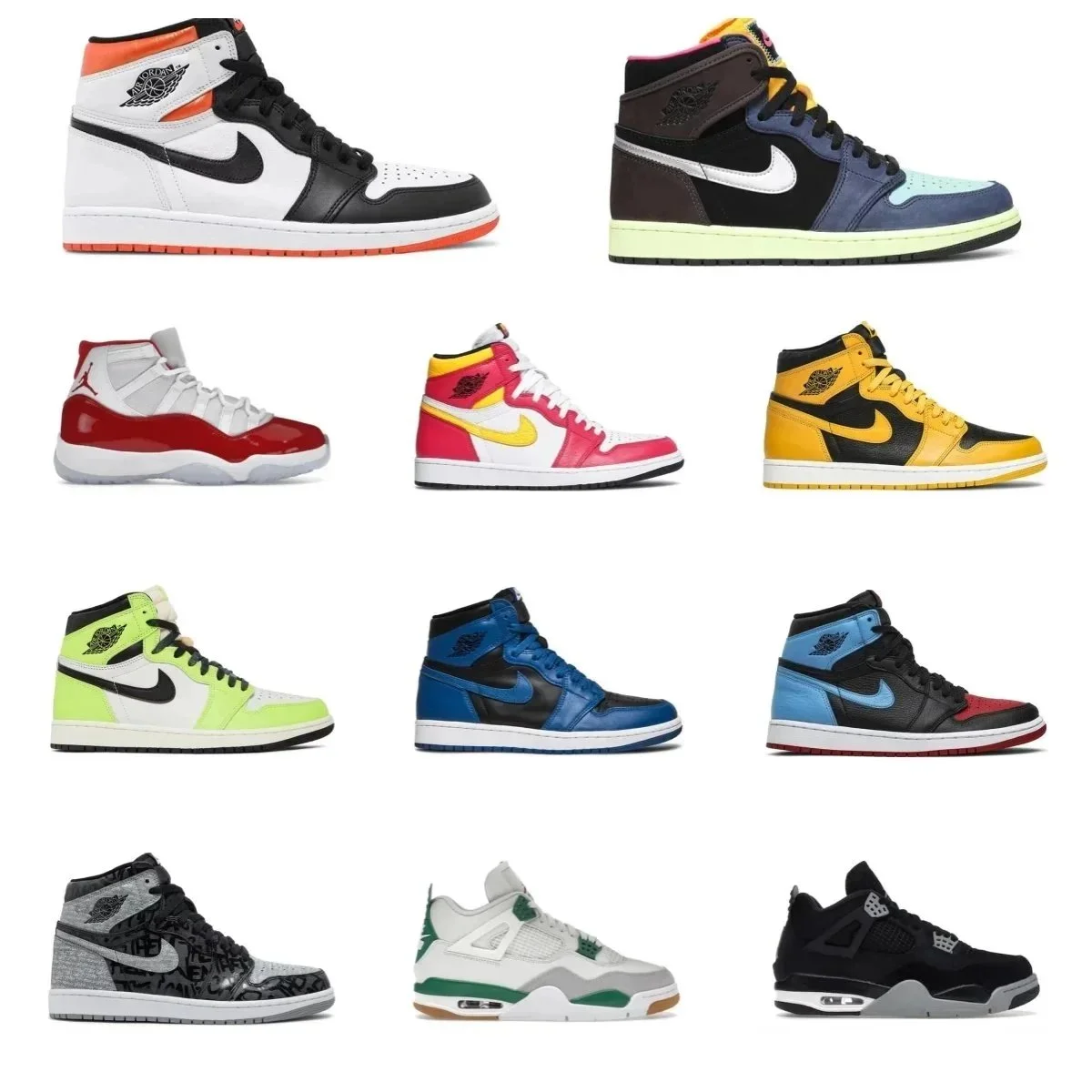 Air Jordan 1&4 Sneakers Collection1