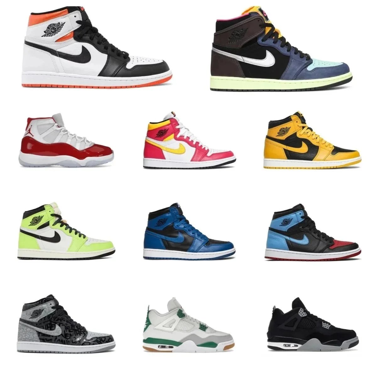 Air Jordan 1&4 Sneakers Collection2