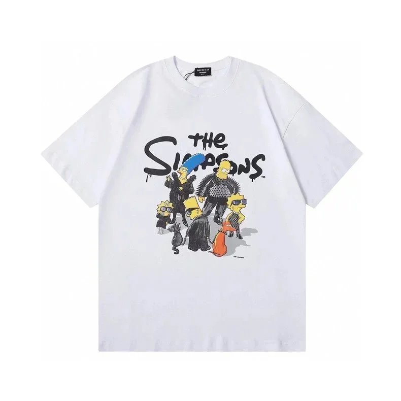Balenciaga T-Shirts Short Sleeve Graphic T-Shirt image 3