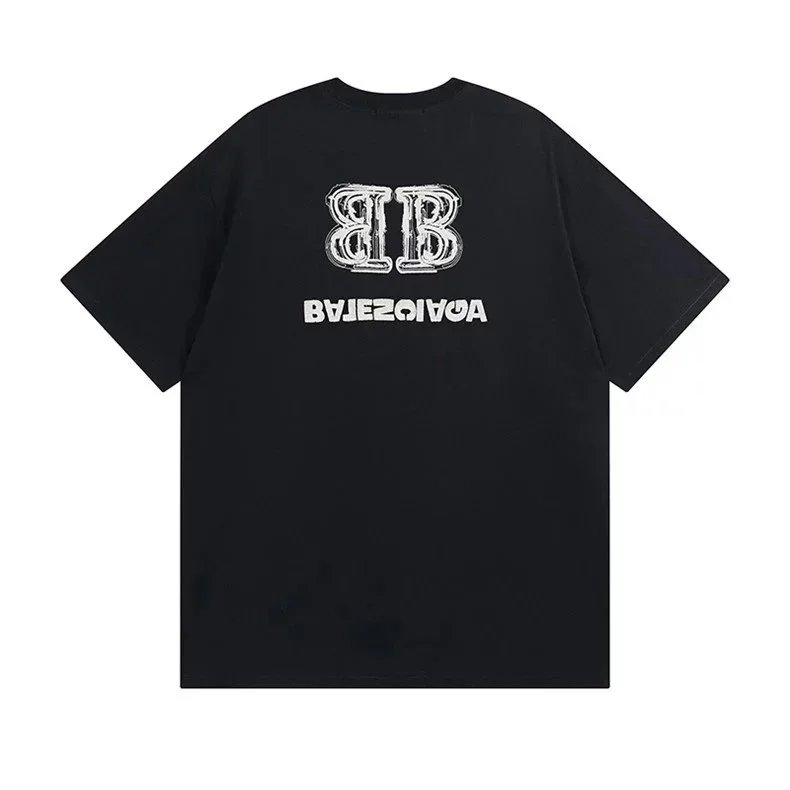 Balenciaga T-Shirts Short Sleeve Graphic T-Shirt image 7