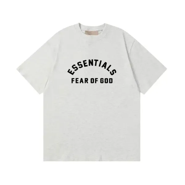Fear of God Essentials Arch Logo Gray T-Shirt - 1