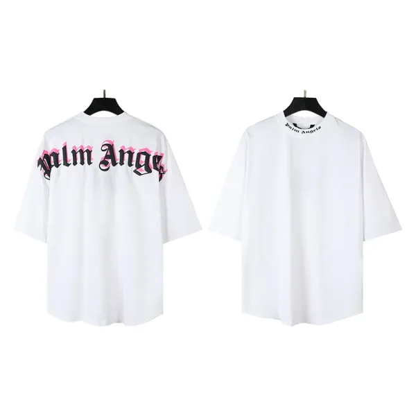 Palm Angels Logo Graphic Oversized T-Shirt Black - 6