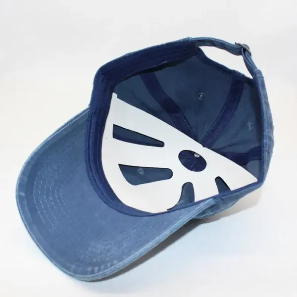 Design Washed Cotton Baseball Cap Brown - 4