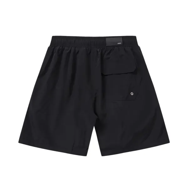 Amiri Logo Print Swim Shorts Black - 5