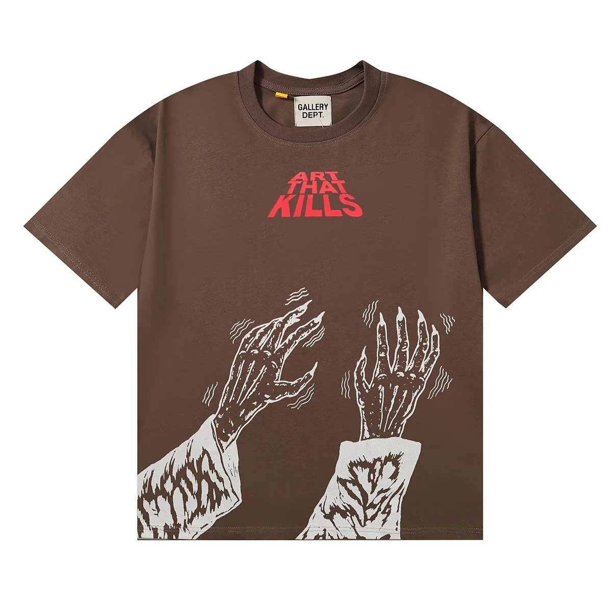 Gallery Dept Art That Kills Brown T-Shirt - 8