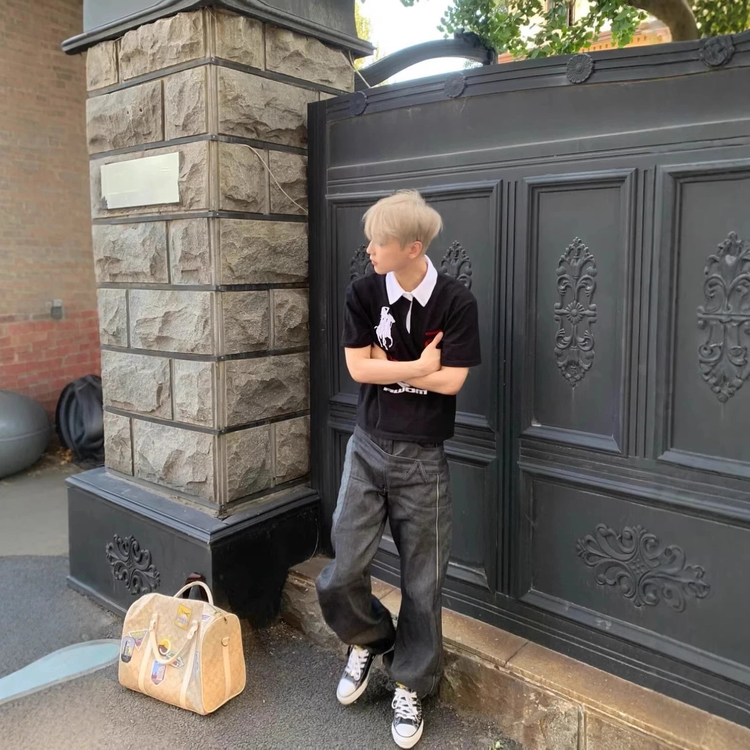 Lotto x MOWA Polo Black Polo Shirt - 5