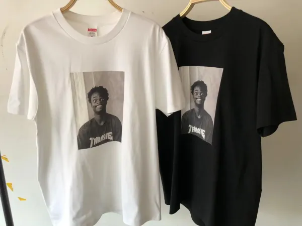 Supreme Embroidered Logo T-Shirt White - 4