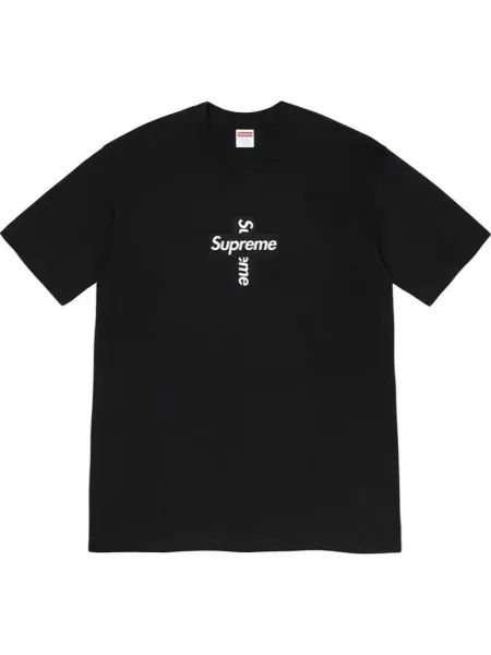 Supreme Embroidered Logo T-Shirt White - 12