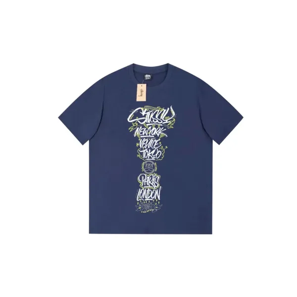 Stussy City Series Navy T-Shirt - 1