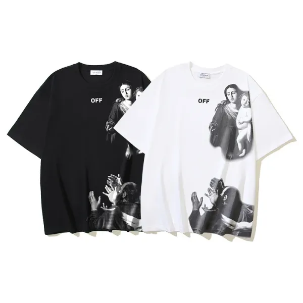 Off-White Industrial Logo Print White T-Shirt - 4