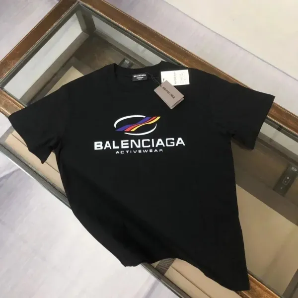Balenciaga Pixel Logo White T-Shirt - 10