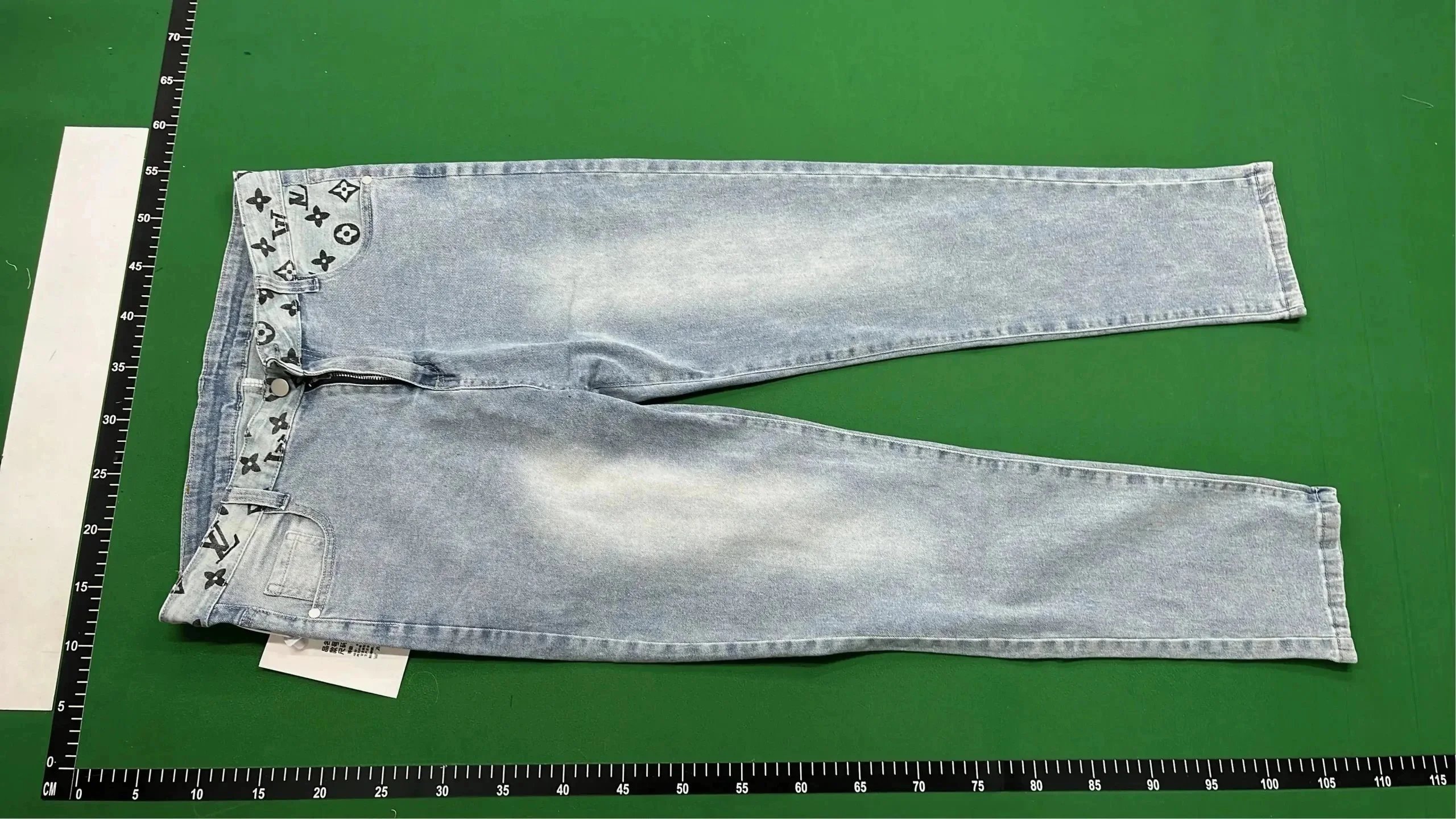 Louis Vuitton Jeans Monogram Print Denim image 4