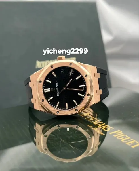 Audemars Piguet Royal Oak Chronograph Blue Tapisserie Dial Stainless Steel Watch Watches - 3