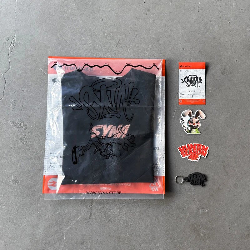 SYNA Graphic Print Black T-Shirt - 3